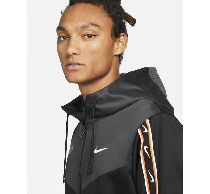 Чоловіча Толстовка Nike M NSW REPEAT SW PK FZ HOODY Чорний XL (7dDX2025-010 XL)