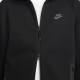 Чоловіча Толстовка Nike M NK TCH FLC FZ WR HOODIE Чорний 2XL (7dFB7921-010 2XL)