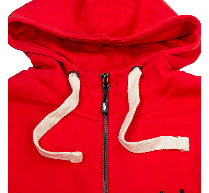 Чоловіча Толстовка JEEP HOODED SWEATSHIRT FULL ZIP The spirit of Adventure Червоний L (O102570-R699 L)