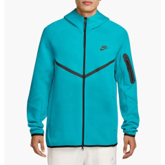 Чоловіча Толстовка Nike M TCH FLC FZ WR HOODIE Бірюзовий S (7dHV0949-345 S)