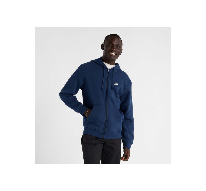 Чоловіча Толстовка New Balance Sport Core Full Zip Синій XL (7dMJ43902NNY XL)