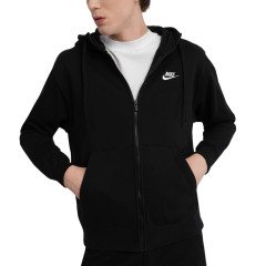 Чоловіча Толстовка Nike M NSW CLUB HOODIE FZ BB Чорний S (BV2645-010 S)