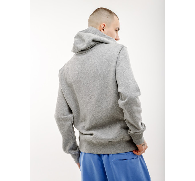 Чоловіча Толстовка Nike CLUB DT HOODIE FZ BB Сірий XL (7dDQ8384-064 XL)