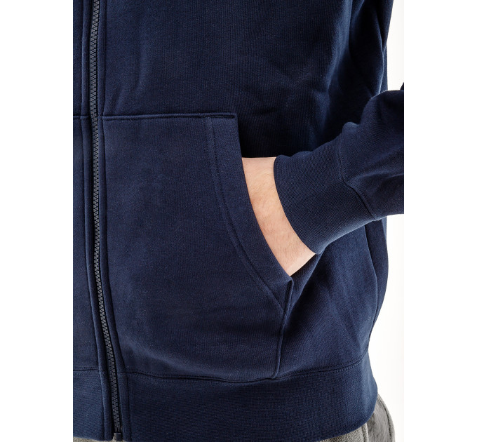 Чоловіча Толстовка Nike SP FLC FZ HOODIE BB Синій M (7dFQ8819-475 M)