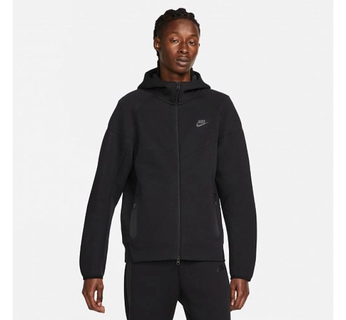 Чоловіча Толстовка Nike M NK TCH FLC FZ WR HOODIE Чорний XL (7dFB7921-010 XL)