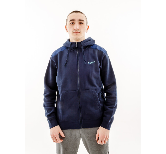 Чоловіча Толстовка Nike SP FLC FZ HOODIE BB Синій XL (7dFQ8819-475 XL) Чоловіча Толстовка Nike SP FLC FZ HOODIE BB Синій XL (7dFQ8819-475 XL)