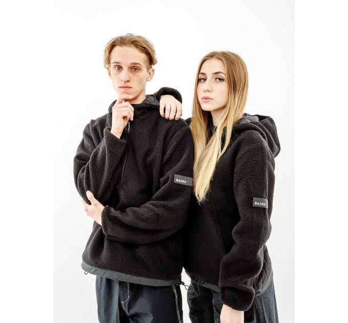 Толстовка унісекс Rains Tops Чорний S/M (7d1853-Black S/M)