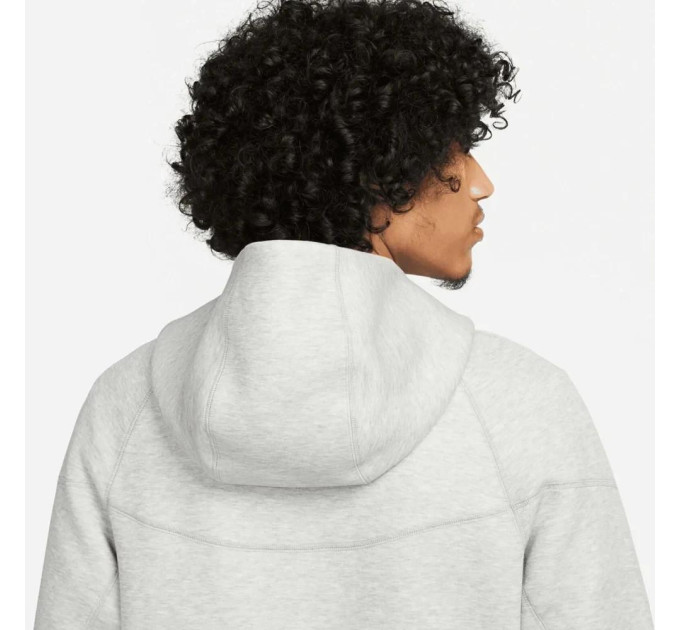 Чоловіча Толстовка Nike M NK TCH FLC FZ WR HOODIE Сірий M (7dFB7921-063 M)