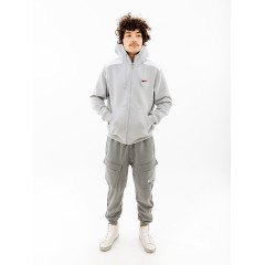 Чоловіча Толстовка Nike SP FLC FZ HOODIE BB Сірий 2XL (7dFQ8819-012 2XL)