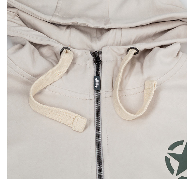 Чоловіча Толстовка JEEP HOODED SWEATSHIRT FULL ZIP STAR&JEEP Сірий XL (O102572-J868 XL)