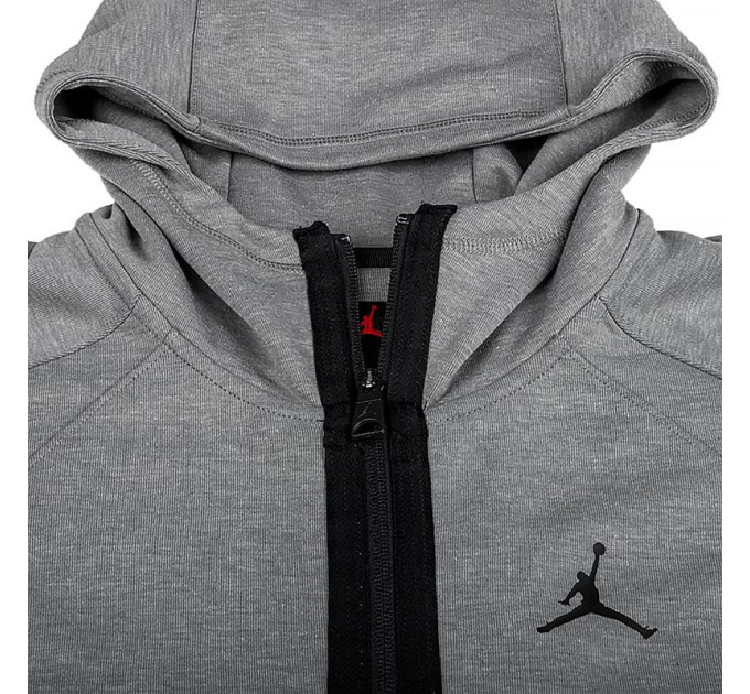 Чоловіча Толстовка JORDAN M J DF SPRT STMT AIR FLC FZ Сірий 2XL (7dDV9783-063 2XL)