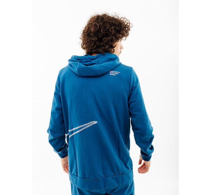Чоловіча Толстовка Nike DF FLC HD FZ ENERG Блакитний M (7dFB8575-476 M)