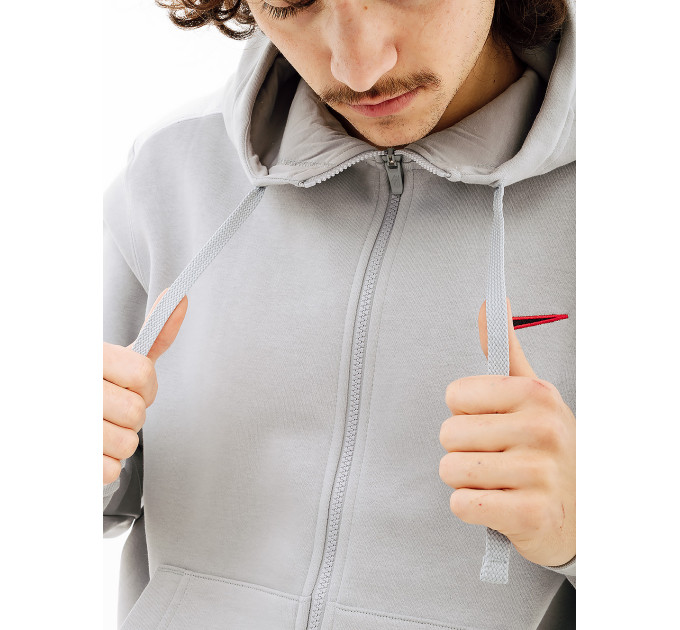Чоловіча Толстовка Nike SP FLC FZ HOODIE BB Сірий L (7dFQ8819-012 L)