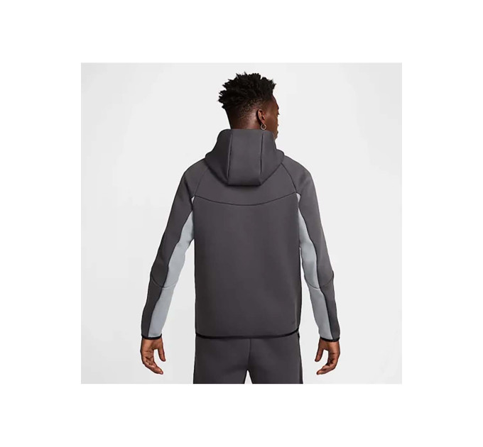 Чоловіча Толстовка Nike M TCH FLC FZ WR HOODIE Сірий L (7dHV0949-061 L)