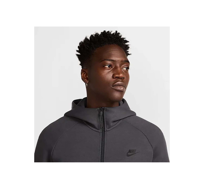 Чоловіча Толстовка Nike M TCH FLC FZ WR HOODIE Сірий L (7dHV0949-061 L)