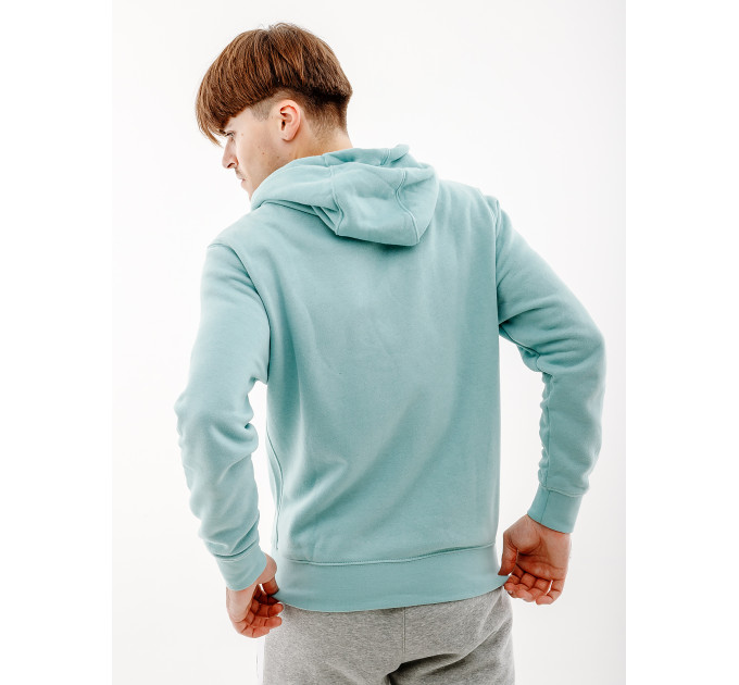 Чоловіча Толстовка Nike CLUB HOODIE FZ BB Бірюзовий 2XL (7dBV2645-309 2XL)