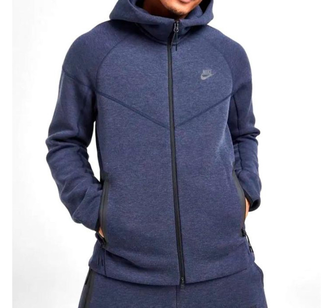 Чоловіча Толстовка Nike M NK TCH FLC FZ WR HOODIE Синій L (7dFB7921-473 L)
