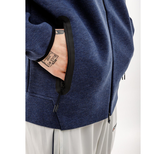 Чоловіча Толстовка Nike M NK TCH FLC FZ WR HOODIE Синій L (7dFB7921-473 L)