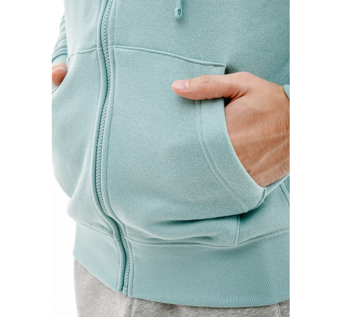 Чоловіча Толстовка Nike CLUB HOODIE FZ BB Бірюзовий L (7dBV2645-309 L)