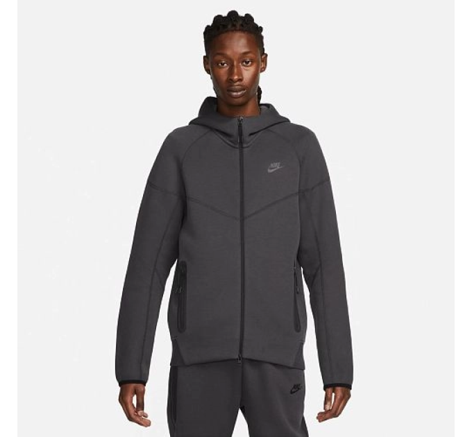 Чоловіча Толстовка Nike TCH FLC FZ WR HOODIE Чорний XL (7dFB7921-060 XL)