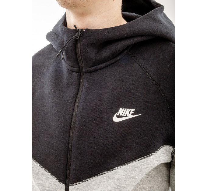 Чоловіча Толстовка Nike M NK TCH FLC FZ WR HOODIE Різнокольоровий XL (7dFB7921-064 XL)