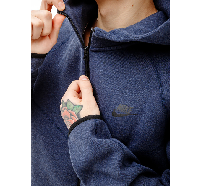 Чоловіча Толстовка Nike M NK TCH FLC FZ WR HOODIE Синій 2XL (7dFB7921-473 2XL)