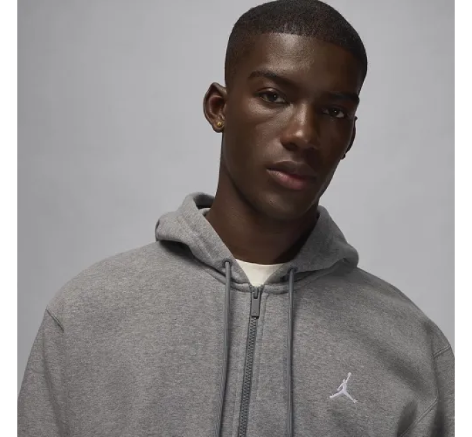 Чоловіча Толстовка Jordan MBRK FLC FZ Сірий S (7dFV7289-091 S)