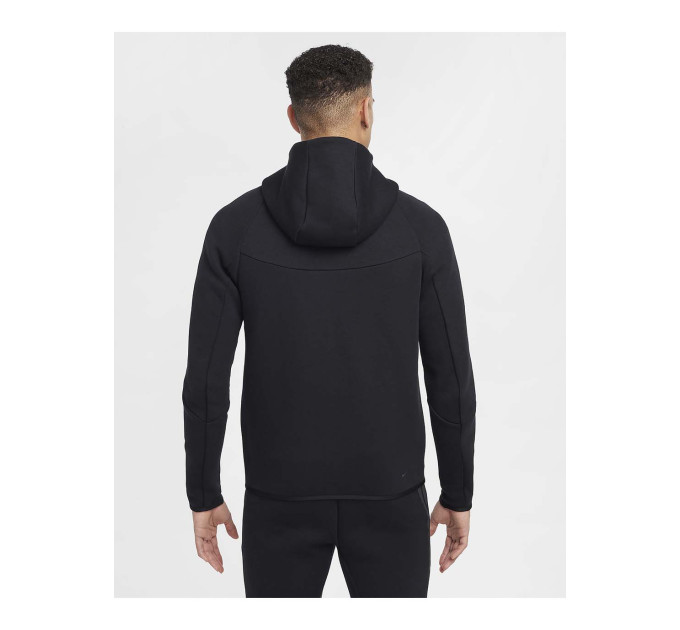 Чоловіча Толстовка Nike M TCH FLC FZ WR HOODIE Чорний XL (7dHV0949-010 XL)