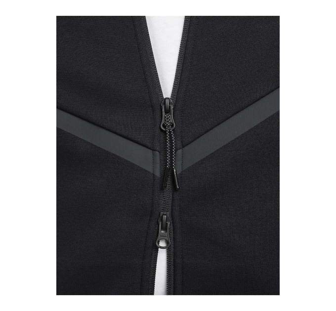 Чоловіча Толстовка Nike M TCH FLC FZ WR HOODIE Чорний XL (7dHV0949-010 XL)