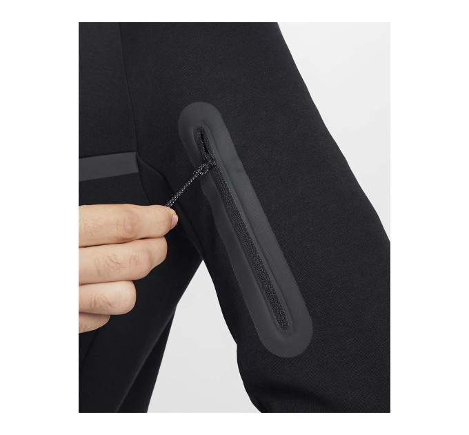 Чоловіча Толстовка Nike M TCH FLC FZ WR HOODIE Чорний XL (7dHV0949-010 XL)