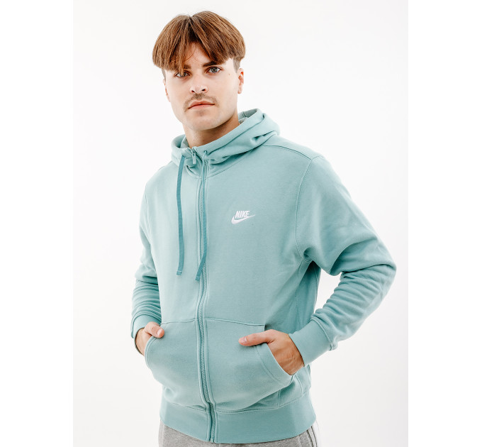 Чоловіча Толстовка Nike CLUB HOODIE FZ BB Бірюзовий M (7dBV2645-309 M) Чоловіча Толстовка Nike CLUB HOODIE FZ BB Бірюзовий M (7dBV2645-309 M)