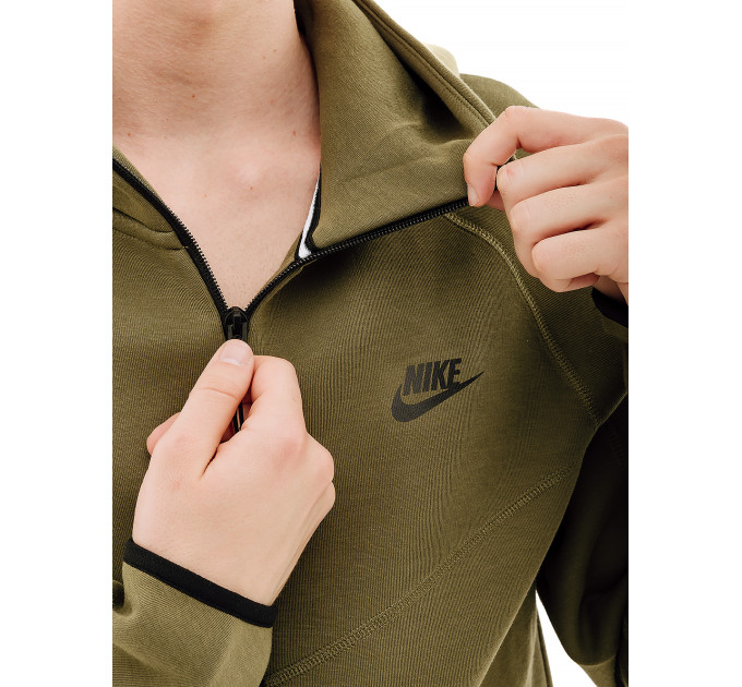 Чоловіча Толстовка Nike M NK TCH FLC FZ WR HOODIE Хакі L (7dFB7921-222 L)