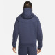 Чоловіча Толстовка Nike M NK TCH FLC FZ WR HOODIE Синій S (7dFB7921-473 S)