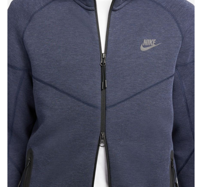 Чоловіча Толстовка Nike M NK TCH FLC FZ WR HOODIE Синій S (7dFB7921-473 S)