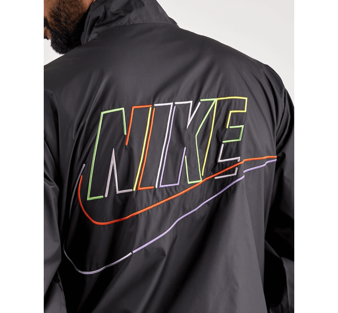 Чоловіча Вітровка Nike CLUB+ WVN MCF JKT Чорний S (7dDX0672-010 S)