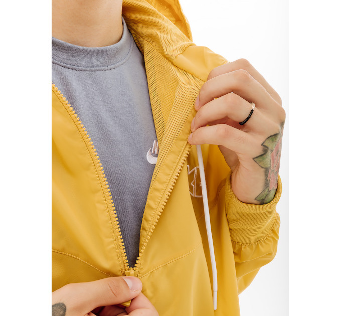 Чоловіча Вітровка Nike M NK WR WVN + LND JKT GX HD Жовтий XL (7dDX0694-725 XL)