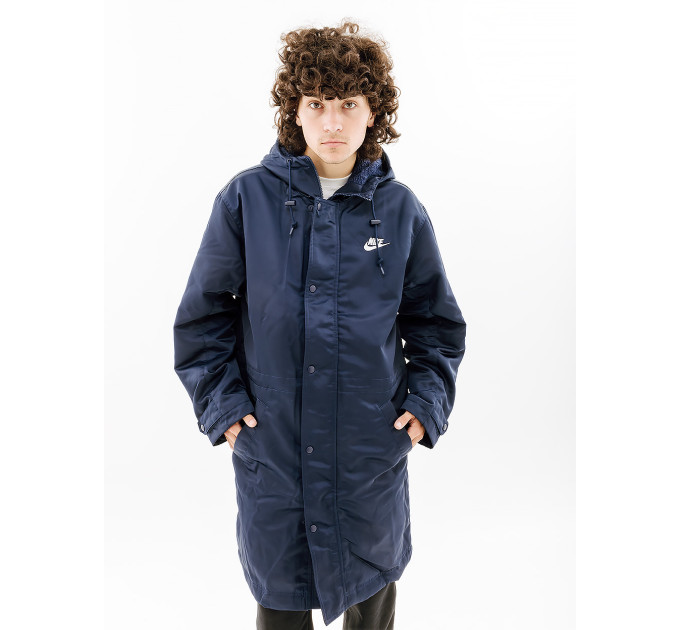 Чоловіча Куртка Nike CLUB STADIUM PARKA Синій M (7dFB7320-410 M)