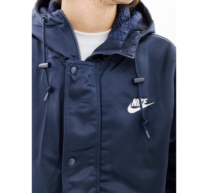 Чоловіча Куртка Nike CLUB STADIUM PARKA Синій M (7dFB7320-410 M)