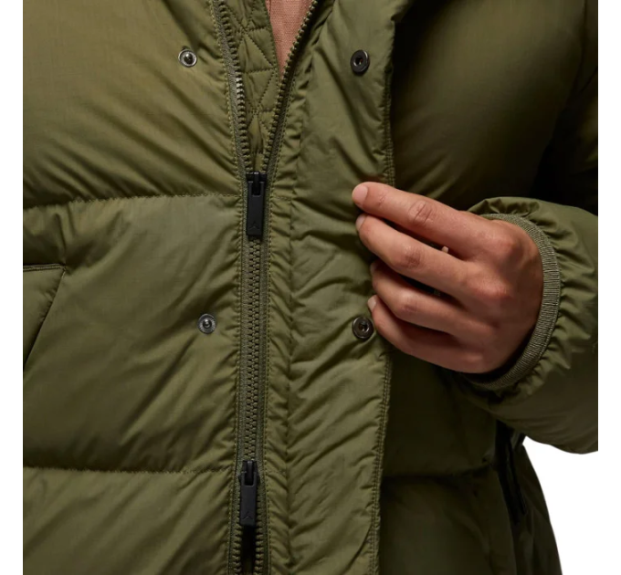 Чоловіча Зимова куртка Nike M J FLIGHT DOWN PARKA Оливковий S (7dFV7269-222 S)