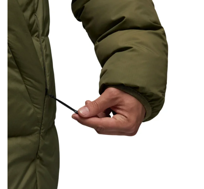 Чоловіча Зимова куртка Nike M J FLIGHT DOWN PARKA Оливковий S (7dFV7269-222 S)