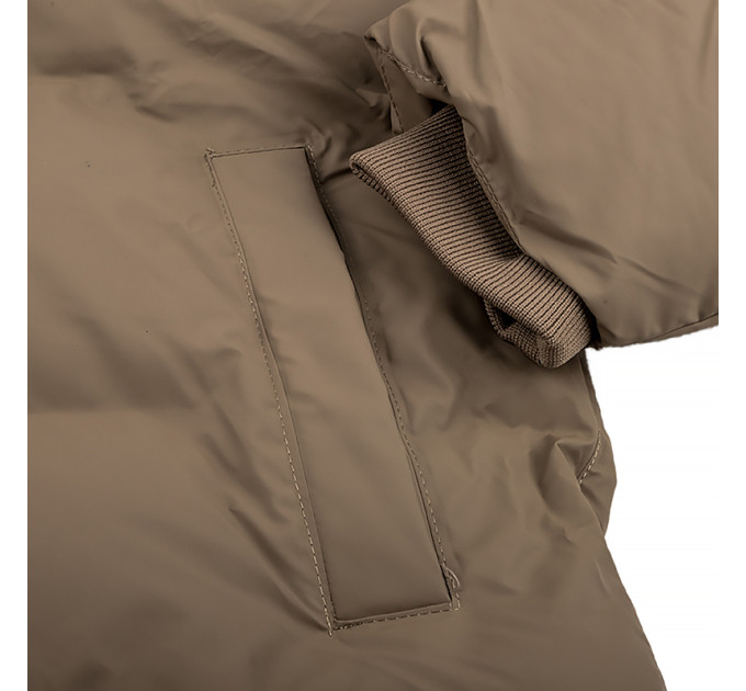 Чоловіча Куртка Rains Jackets Коричневий L-XL (7d1507-Taupe L-XL)