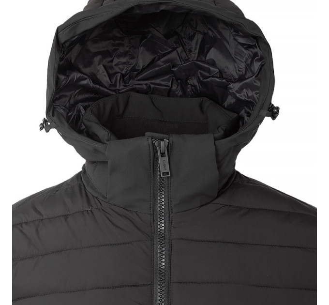 Чоловіча Куртка CMP JACKET HYBRID ZIP HOOD Чорний 2XL (32K3247-U901 2XL)