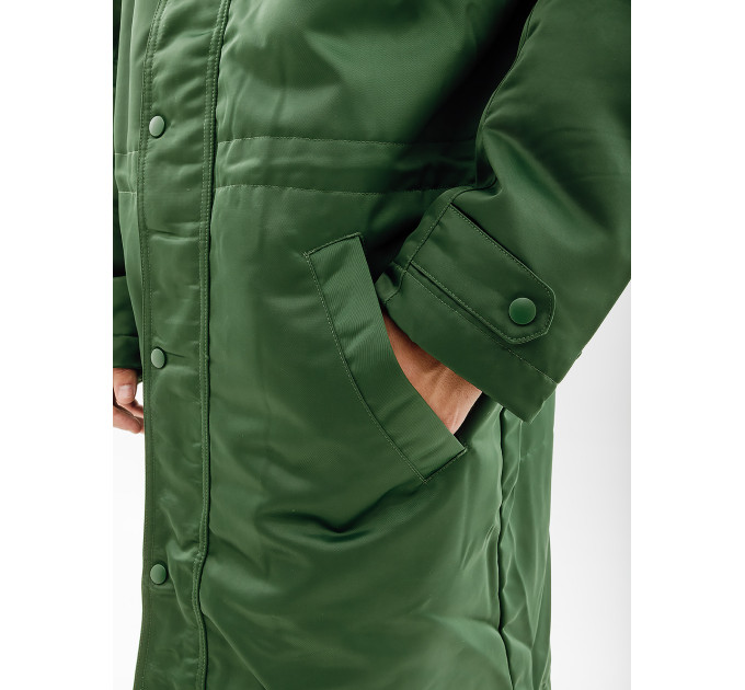 Чоловіча Куртка Nike CLUB STADIUM PARKA Зелений 2XL (7dFB7320-323 2XL)