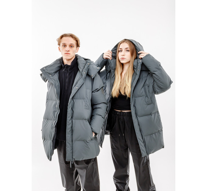 Чоловіча Куртка Rains Jackets Сірий L-XL (7d1524-Slate L-XL)