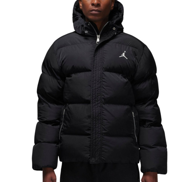 Чоловіча Зимова куртка Air Jordan Essentials Puffer Jacket Чорний S (7dFB7311-010 S)
