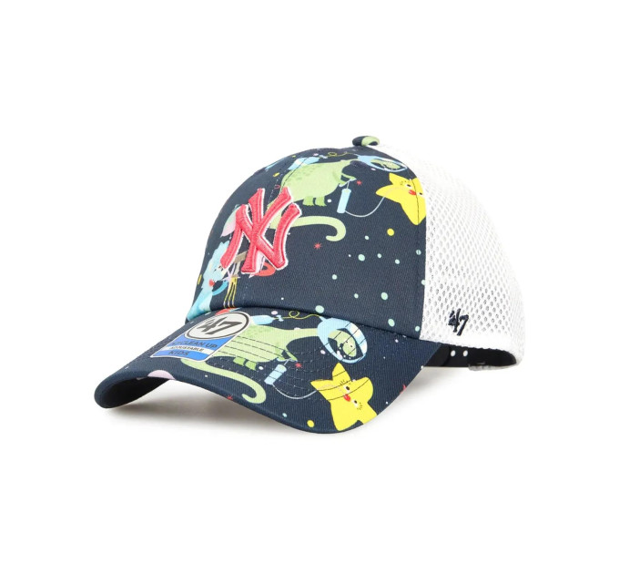 Дитяча Кепка-тракер 47 Brand NEW YORK YANKEES SPACE DINO Синій, Білий One Size (SDINO17GWS-NY_JR)