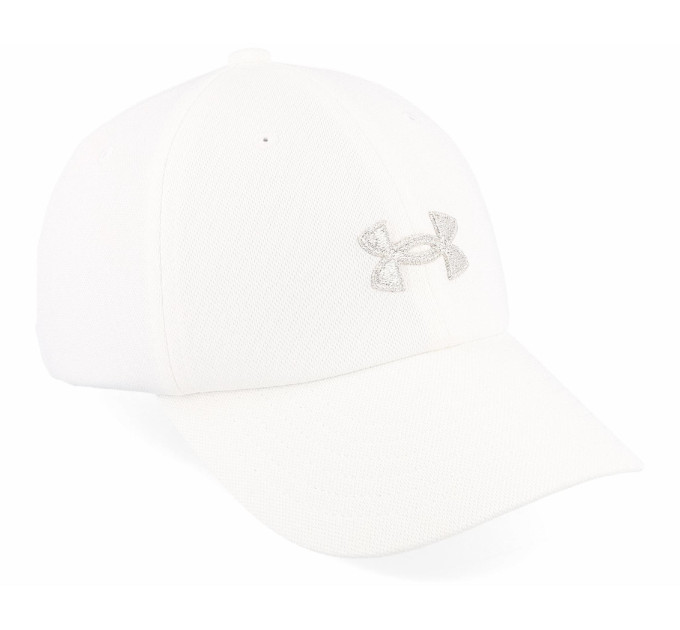 Дитяча Кепка UA Girl's Blitzing Adj Білий OSFM (1376714-100)