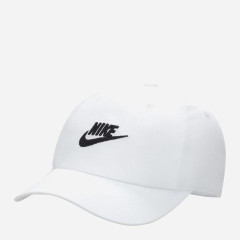 Дитяча Кепка Nike K NK CLUB CAP US CB FUT WSH Білий One Size (FB5063-100)