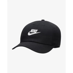 Дитяча Кепка Nike K NK CLUB CAP US CB FUT WSH Чорний One Size (FB5063-010)