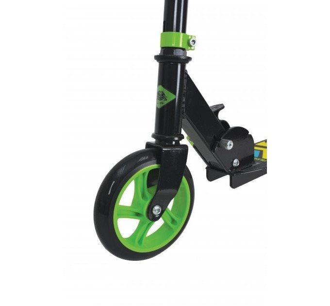 Міський самокат Schildkröt City Scooter RunAbout 145 мм чорний/зелений (510304)